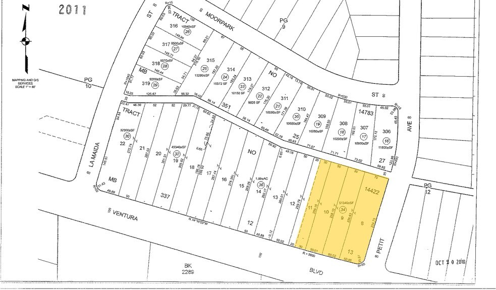 16661 Ventura Blvd, Encino, CA à louer - Plan cadastral – Image 2 sur 10