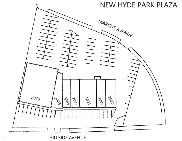 2079-2095 Hillside Ave, New Hyde Park, NY à louer - Plan de site – Image 3 sur 3