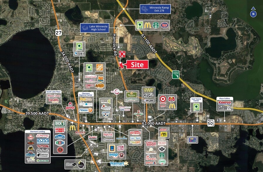 Old Highway 50 & North Hancock Rd, Clermont, FL à louer - Aérien – Image 2 sur 8