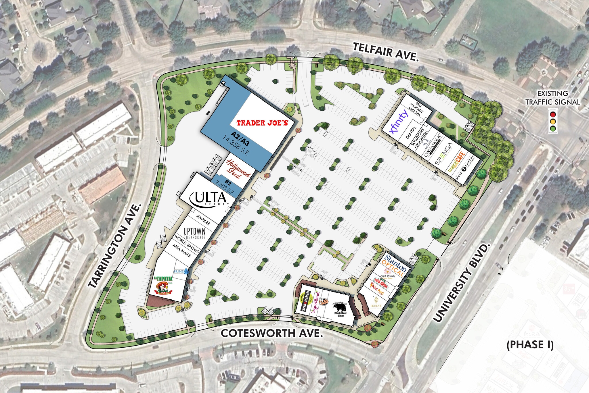 13517 University Blvd, Sugar Land, TX à louer Plan de site– Image 1 sur 1