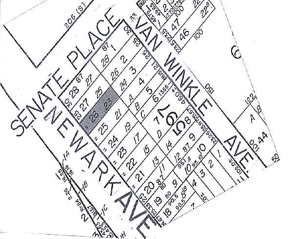 862-864 Newark Ave, Jersey City, NJ à louer - Plan cadastral – Image 2 sur 5