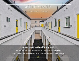 Plus de détails pour 4201 S Council St, Los Angeles, CA - Logement à vendre
