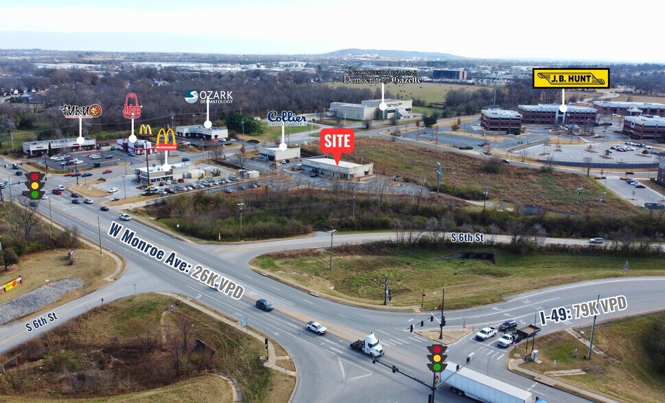 507 W Monroe Ave, Lowell, AR à louer - Photo de l’immeuble – Image 2 sur 9
