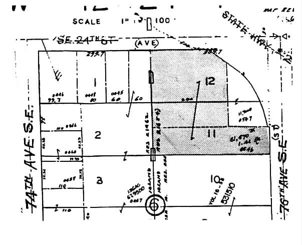 7525 SE 24th St, Mercer Island, WA à louer - Plan cadastral – Image 2 sur 7