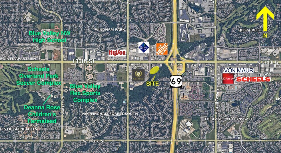 S & E of 135th & Hemlock st, Overland Park, KS à vendre - Photo de l’immeuble – Image 1 sur 1