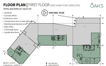 11245 W Bernardo Ct, San Diego, CA à louer Plan d’étage– Image 1 sur 2