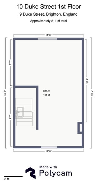10 Duke St, Brighton à louer - Plan d’étage – Image 2 sur 10