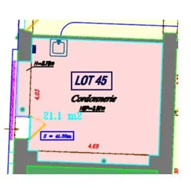 Local commercial dans Paris à louer - Plan d’étage – Image 2 sur 2