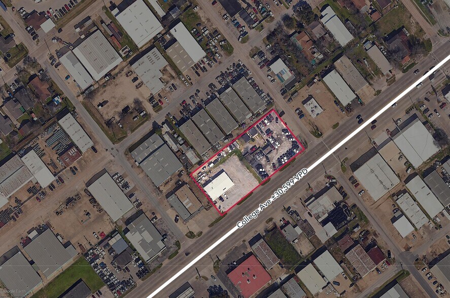 1303 College Ave, South Houston, TX à louer - Aérien – Image 2 sur 2