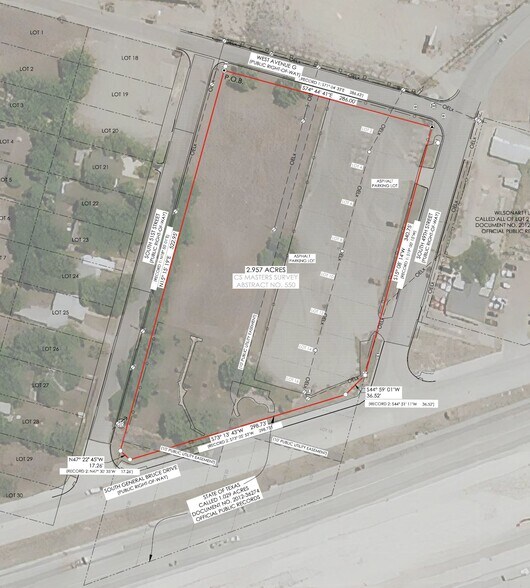 701 51st, Temple, TX à vendre - Plan de site – Image 2 sur 4