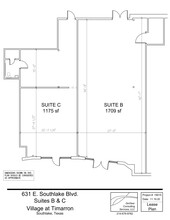 601-641 E Southlake Blvd, Southlake, TX à louer Plan de site– Image 1 sur 3