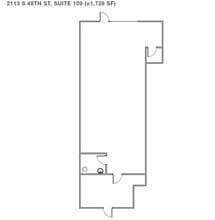 2105 S 48th St, Tempe, AZ à louer Plan d’étage– Image 1 sur 1