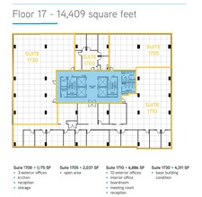 840 7th Ave SW, Calgary, AB à louer Plan d’étage– Image 1 sur 1