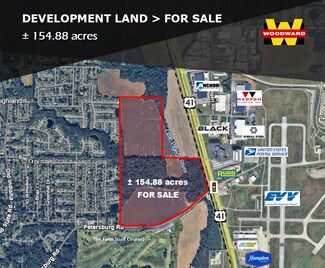 Plus de détails pour 6700 Petersburg Rd, Evansville, IN - Terrain à vendre