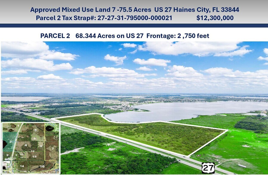 US 27 & SR 544, Haines City, FL à vendre - Aérien – Image 3 sur 5