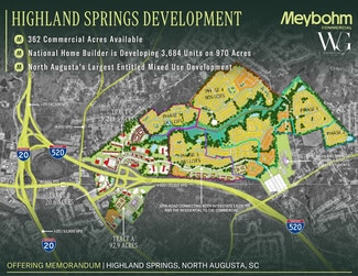Plus de détails pour 00 Connector 25 Hwy, North Augusta, SC - Terrain à vendre