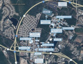 9049 Industrial Blvd NE, Leland, NC - Vue aérienne vue de carte