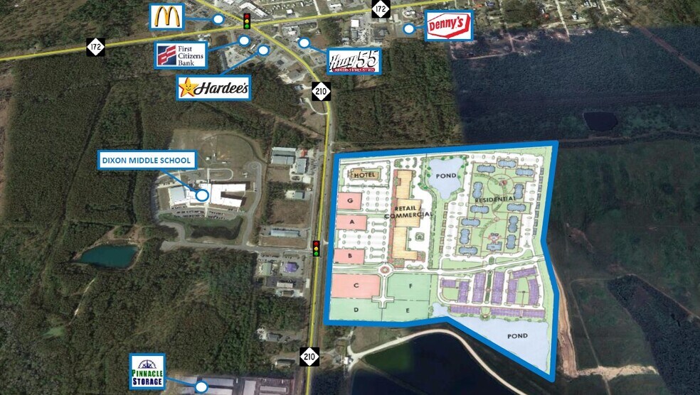 1048 NC Highway 210, Sneads Ferry, NC à vendre - Photo principale – Image 1 sur 2