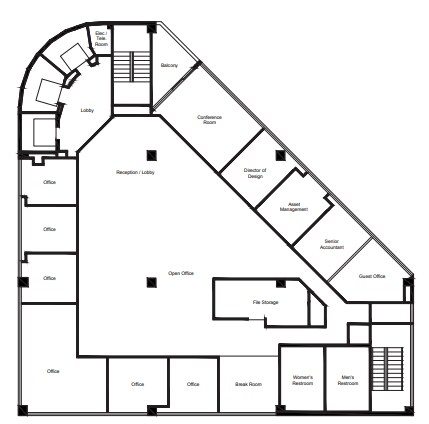 888 W 6th St, Los Angeles, CA à louer Plan d’étage– Image 1 sur 1