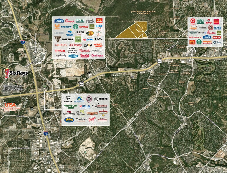 19001 Huebner Rd, San Antonio, TX à vendre - Aérien – Image 2 sur 4