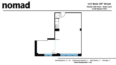 115-125 W 30th St, New York, NY à louer Plan d’étage– Image 1 sur 6
