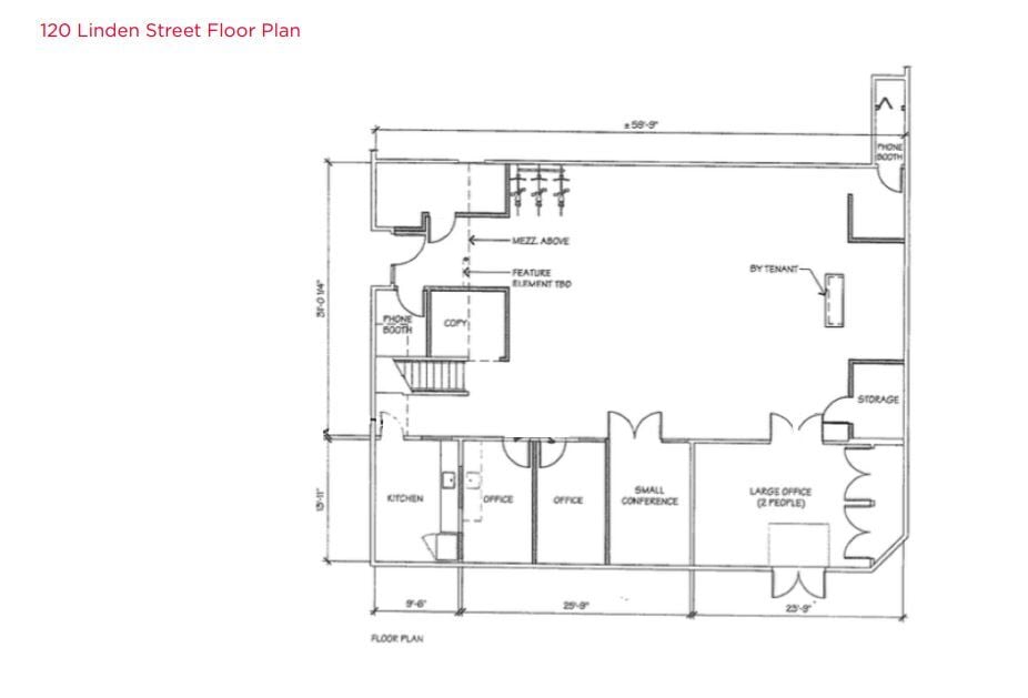 106-154 Linden St, Oakland, CA à louer Plan d’étage– Image 1 sur 1