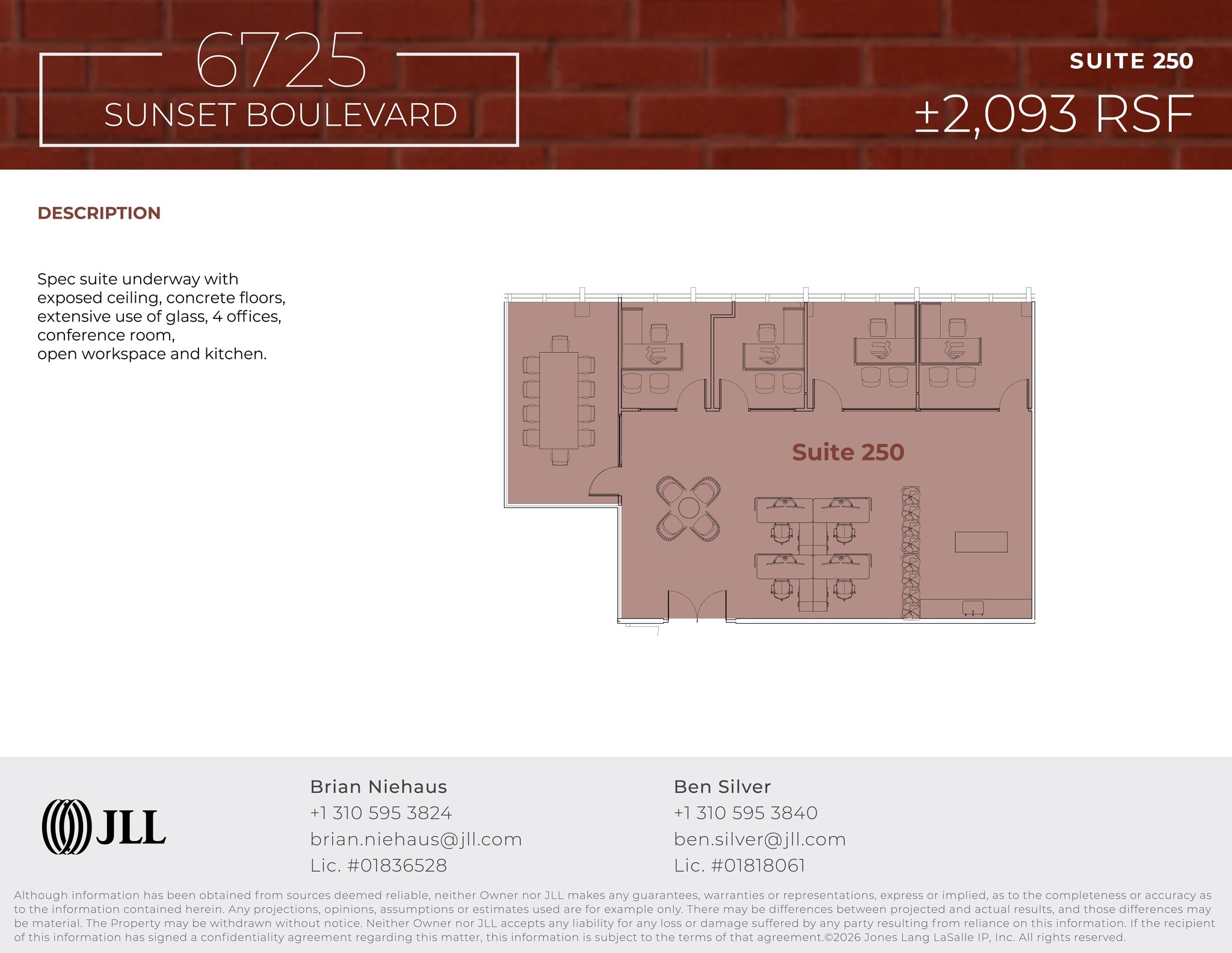 6725 W Sunset Blvd, Los Angeles, CA à louer Plan de site– Image 1 sur 1