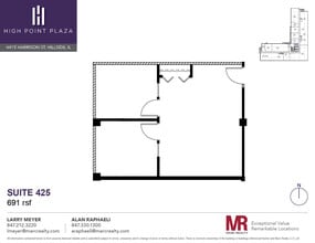 4415 W Harrison St, Hillside, IL à louer Plan d’étage– Image 1 sur 1