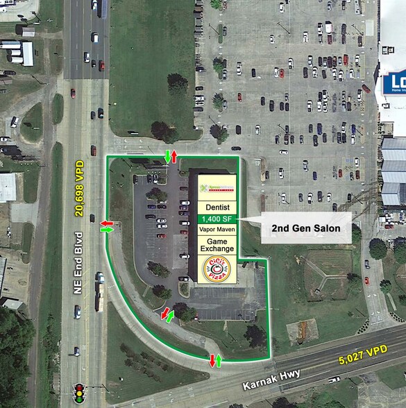 900 E End Blvd N, Marshall, TX à louer - Photo de l’immeuble – Image 3 sur 4