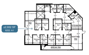 8252 Clairemont Mesa Blvd, San Diego, CA à louer Plan d’étage– Image 1 sur 1