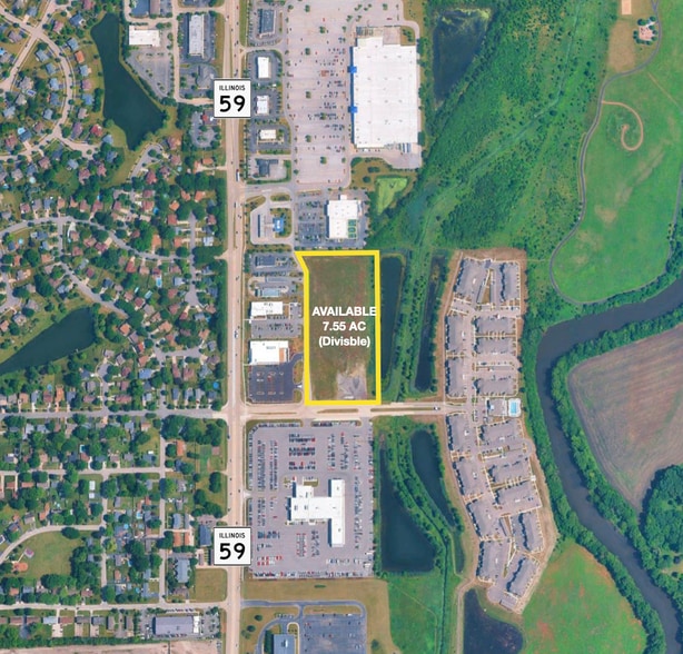 SEC RT 59 & Joseph St, Plainfield, IL à vendre - Aérien – Image 2 sur 4