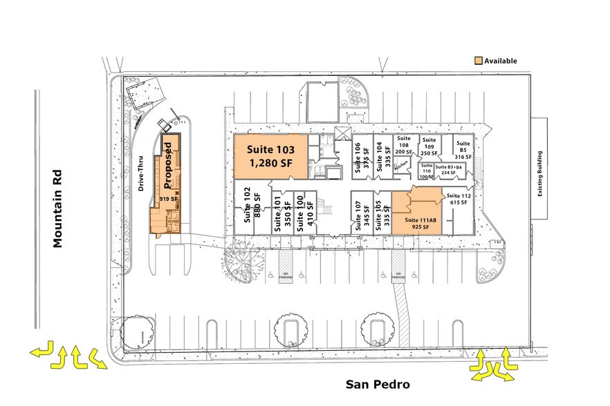 1330 San Pedro Blvd NE, Albuquerque, NM à louer - Plan de site – Image 2 sur 8