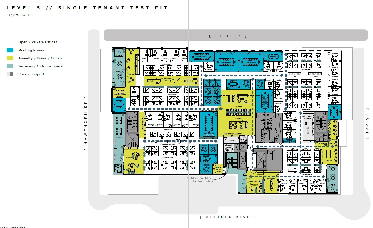 2100 Kettner Blvd, San Diego, CA à louer Plan d’étage– Image 1 sur 1