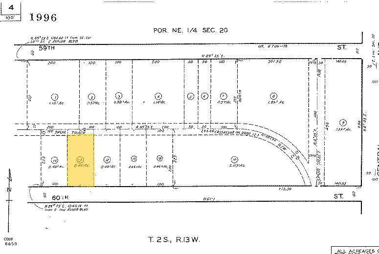 845 E 60th St, Los Angeles, CA à louer - Plan cadastral – Image 3 sur 11
