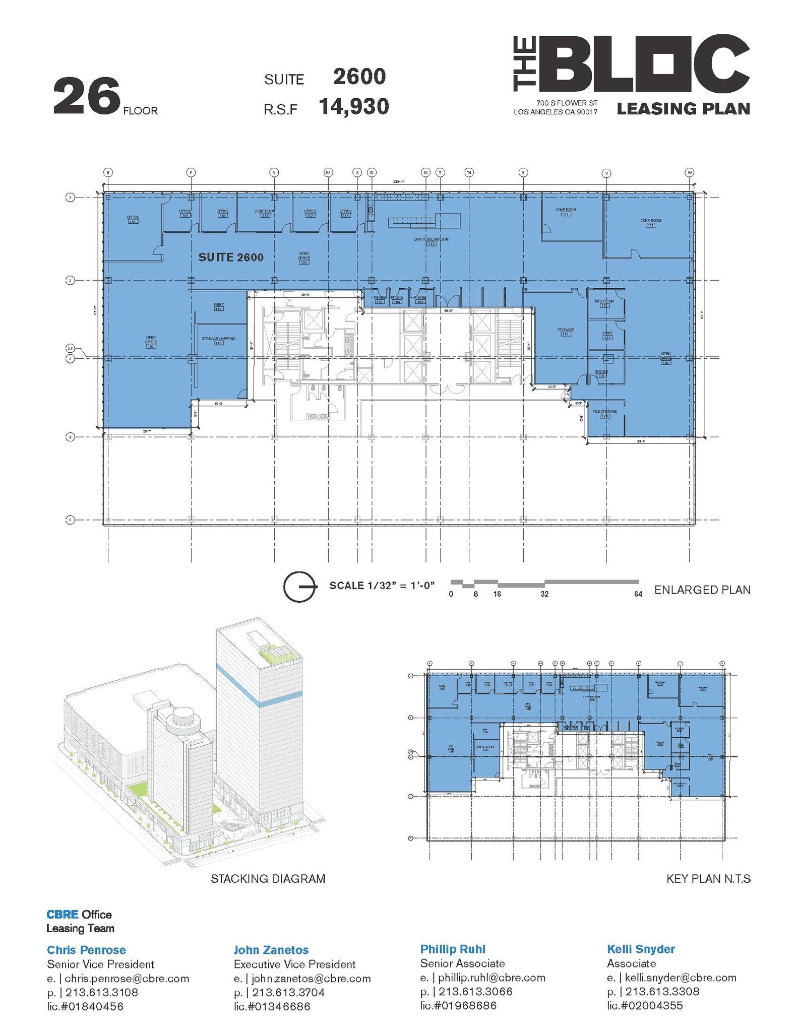 700 S Flower St, Los Angeles, CA à louer Plan d’étage– Image 1 sur 1