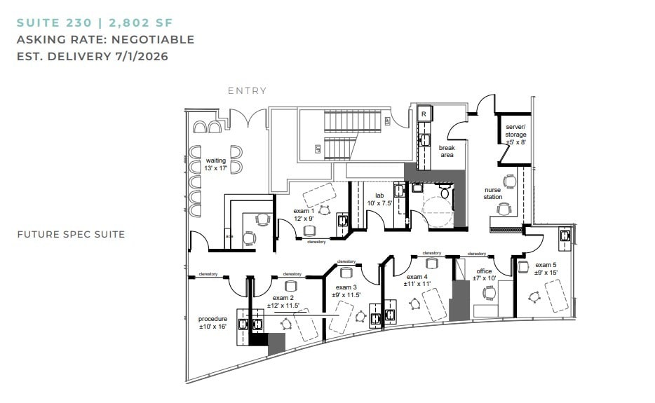 4520 Executive Dr, San Diego, CA à louer Plan d’étage– Image 1 sur 1
