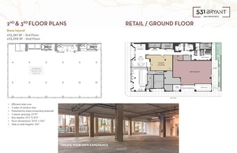 531 Bryant St, San Francisco, CA à louer Plan d’étage– Image 1 sur 3