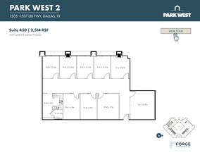 1501-1507 Lyndon B Johnson Fwy, Dallas, TX à louer Plan d’étage– Image 1 sur 2
