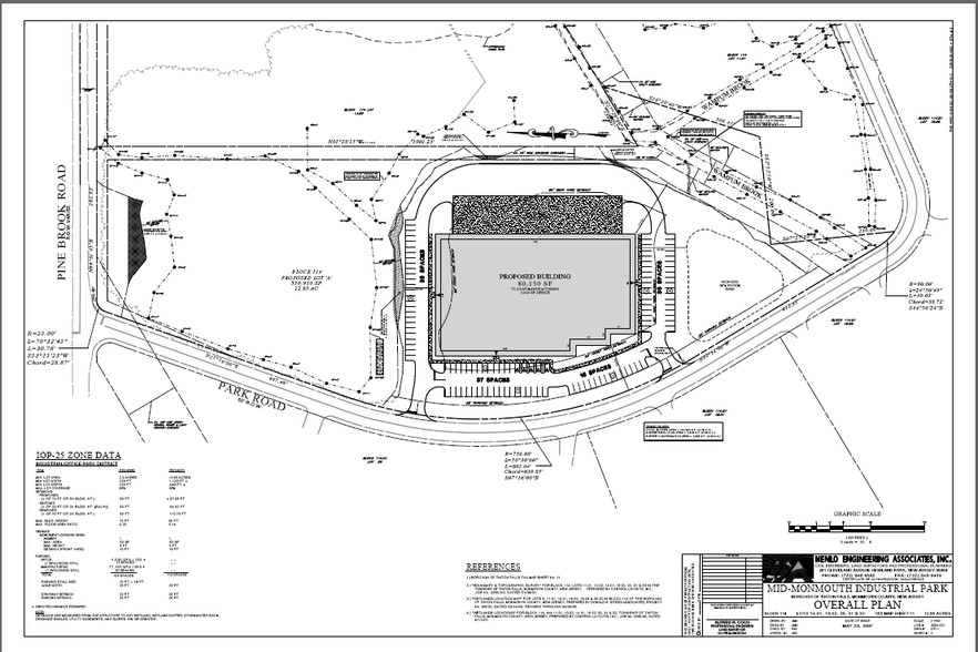 91 Park Rd, Tinton Falls, NJ à louer - Plan de site – Image 2 sur 4