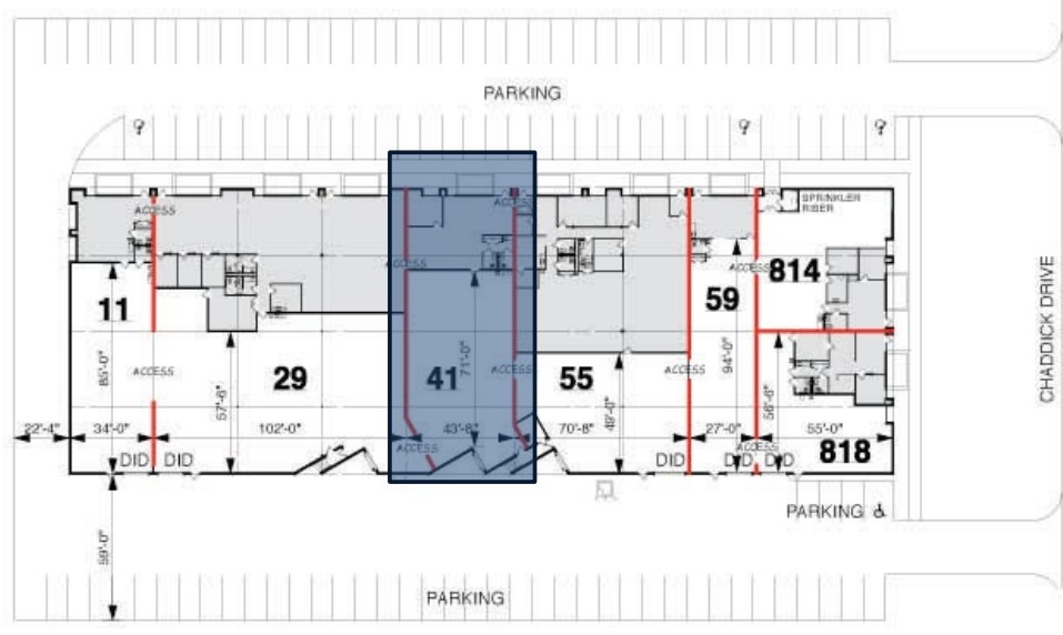 11-55 E Hintz Rd, Wheeling, IL à louer Plan de site– Image 1 sur 1