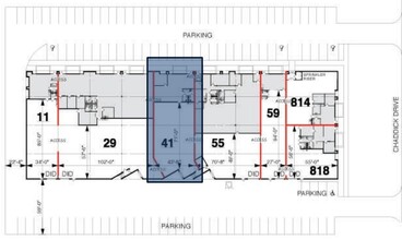 11-55 E Hintz Rd, Wheeling, IL à louer Plan de site– Image 1 sur 1