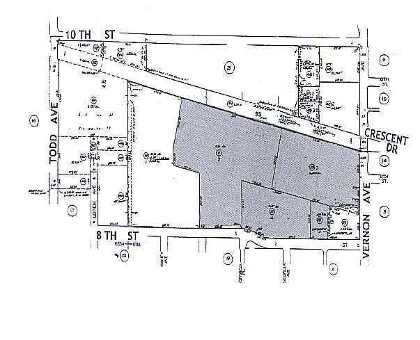 823-829 W 8th St, Azusa, CA à louer - Plan cadastral – Image 2 sur 10