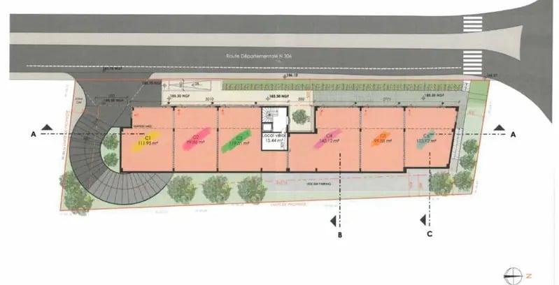 Local commercial dans Limas à louer - Plan de site – Image 2 sur 3