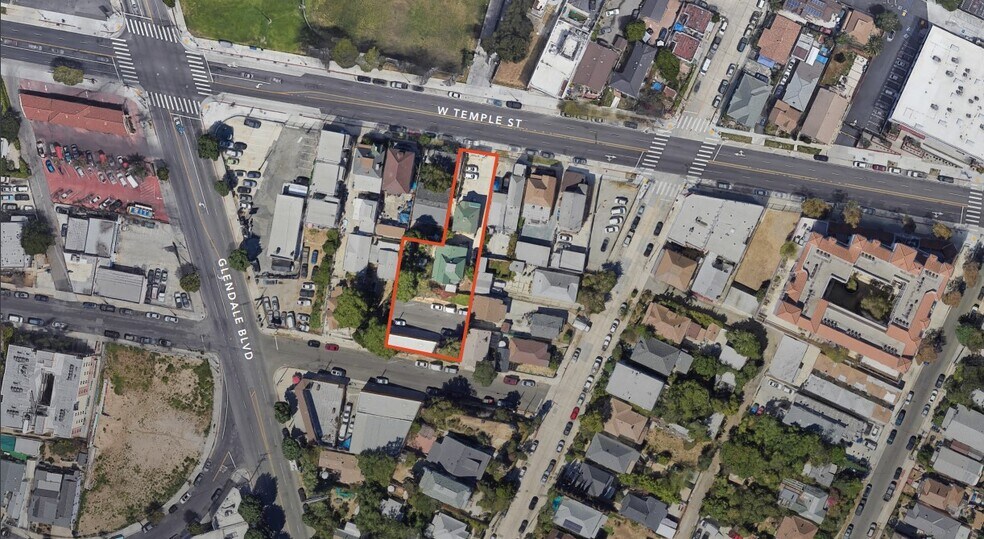 1518-1520 W Temple St, Los Angeles, CA à vendre - Aérien – Image 1 sur 2