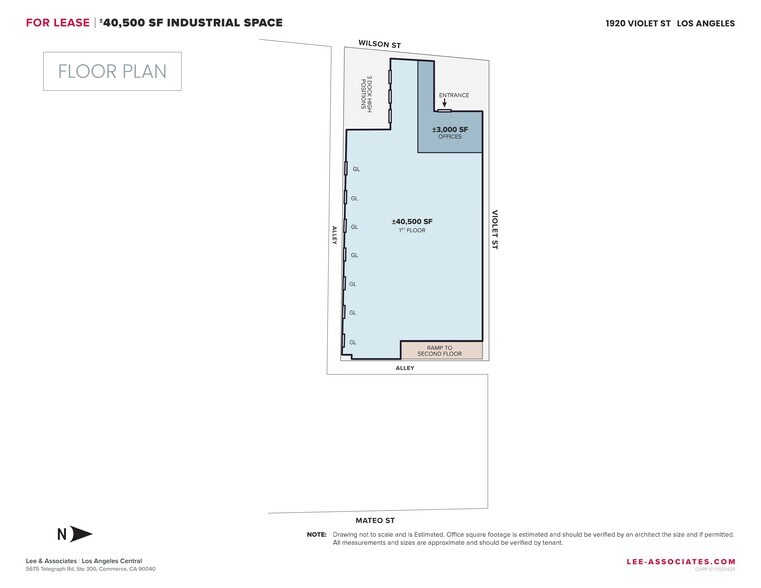 1920 Violet St, Los Angeles, CA à louer - Plan de site – Image 3 sur 3