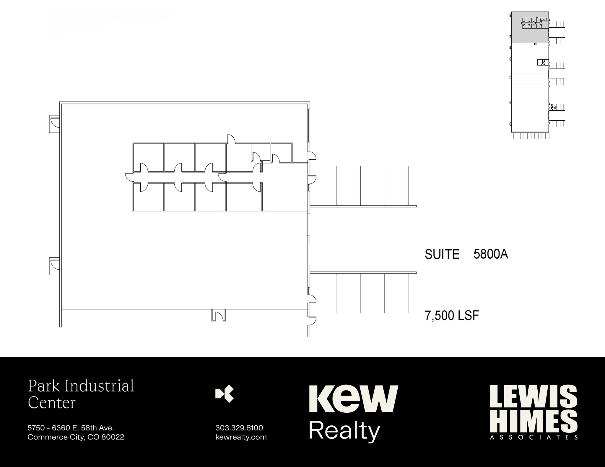 6000 E 58th Ave, Commerce City, CO à louer Plan de site– Image 1 sur 2