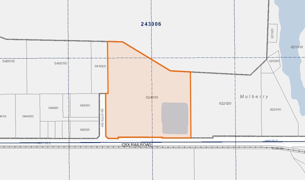 201 Kid Ellis Rd, Mulberry, FL à louer - Plan cadastral – Image 3 sur 4