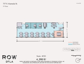 777 S Alameda St, Los Angeles, CA à louer Plan d’étage– Image 2 sur 2