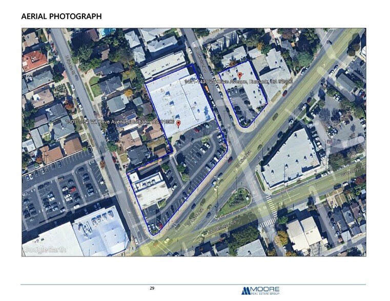 1501-1505 West Olive Ave, Burbank, CA à louer - Plan de site – Image 3 sur 3