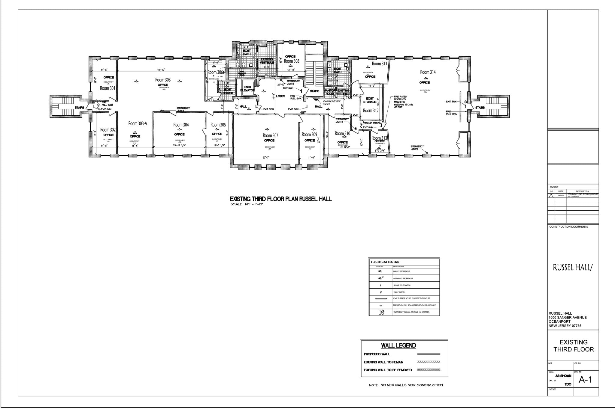 1000 Sanger Ave, Oceanport, NJ à louer Plan d’étage– Image 1 sur 2